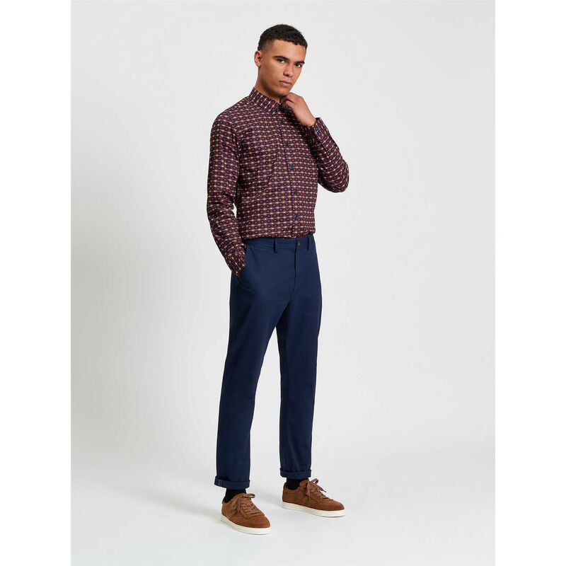 Ben Sherman Craft Geo Print Shirt image number 3